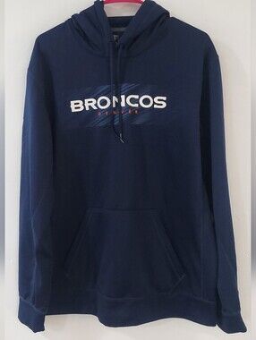 NFL Broncos Therma-Fit Training Hoodie Size Large